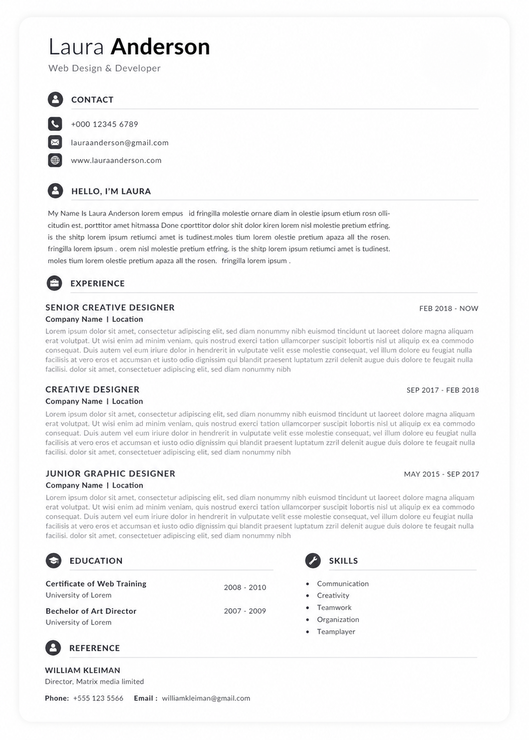 Executive Resume Template