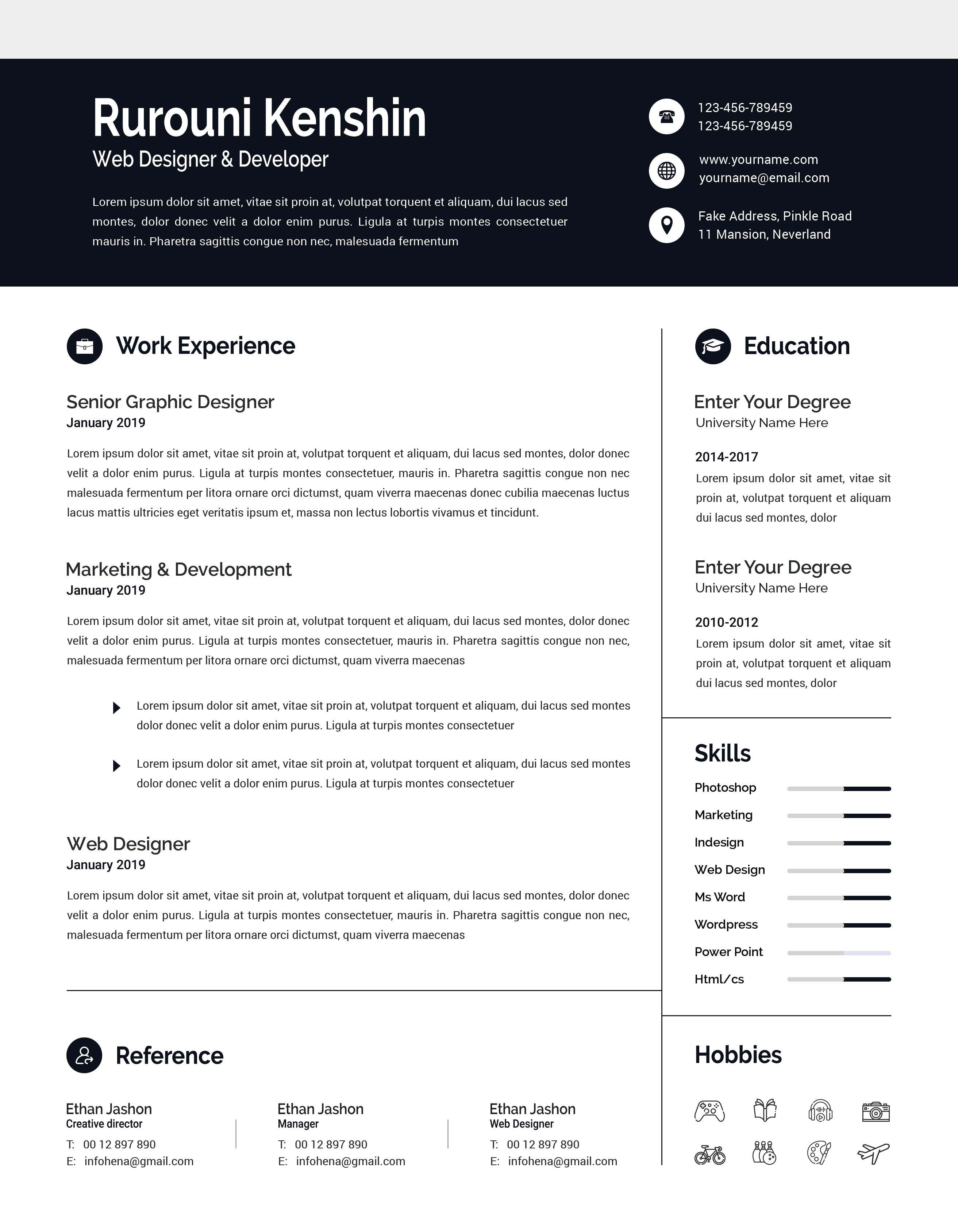 Traditional Resume Template